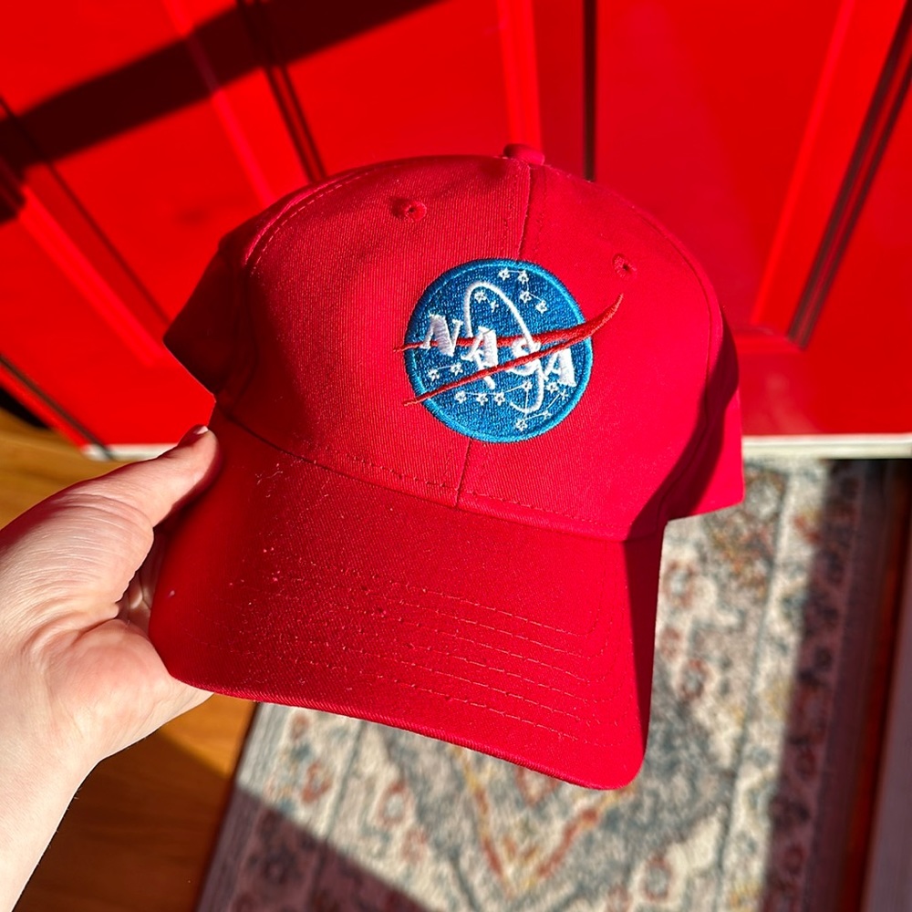 NASA adjustable baseball cap
